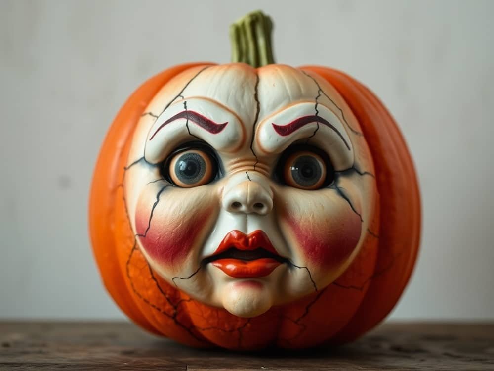 Demonic Doll Pumpkin