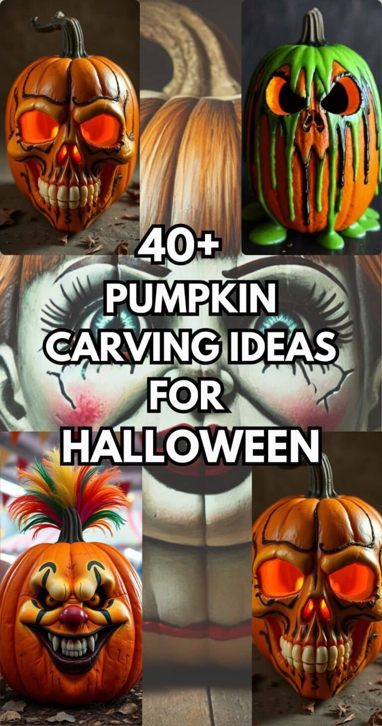 40+ Easy Pumpkin Carving Ideas Inspired by Horror Movies for a Spooky Halloween