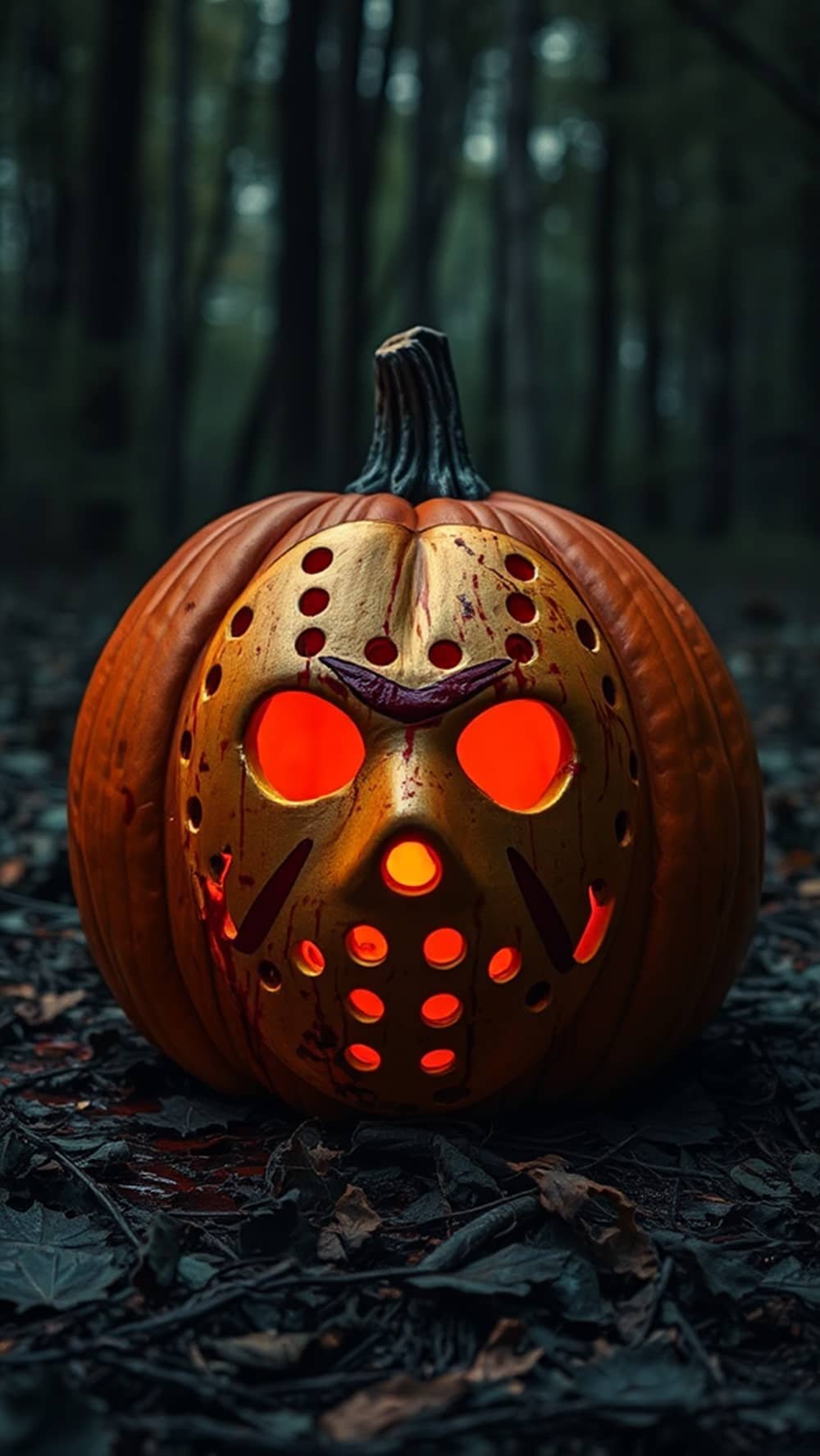 Jason Voorhees Pumpkin