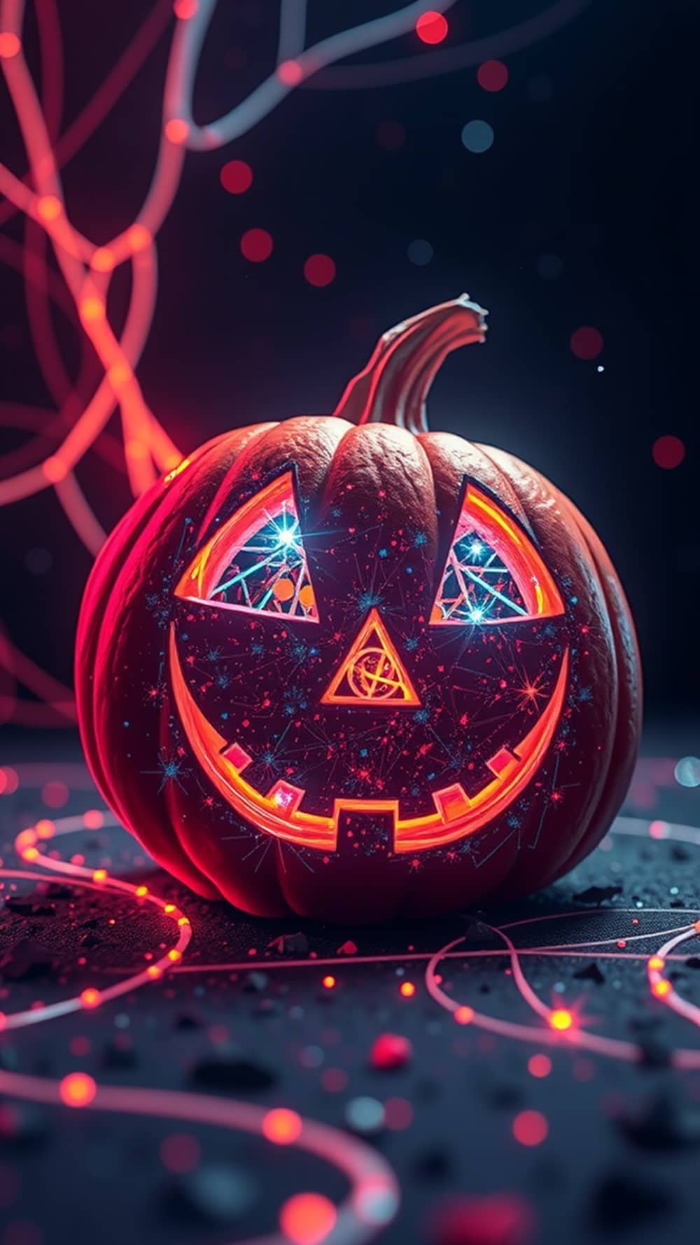 Quantum Glitch pumpkin