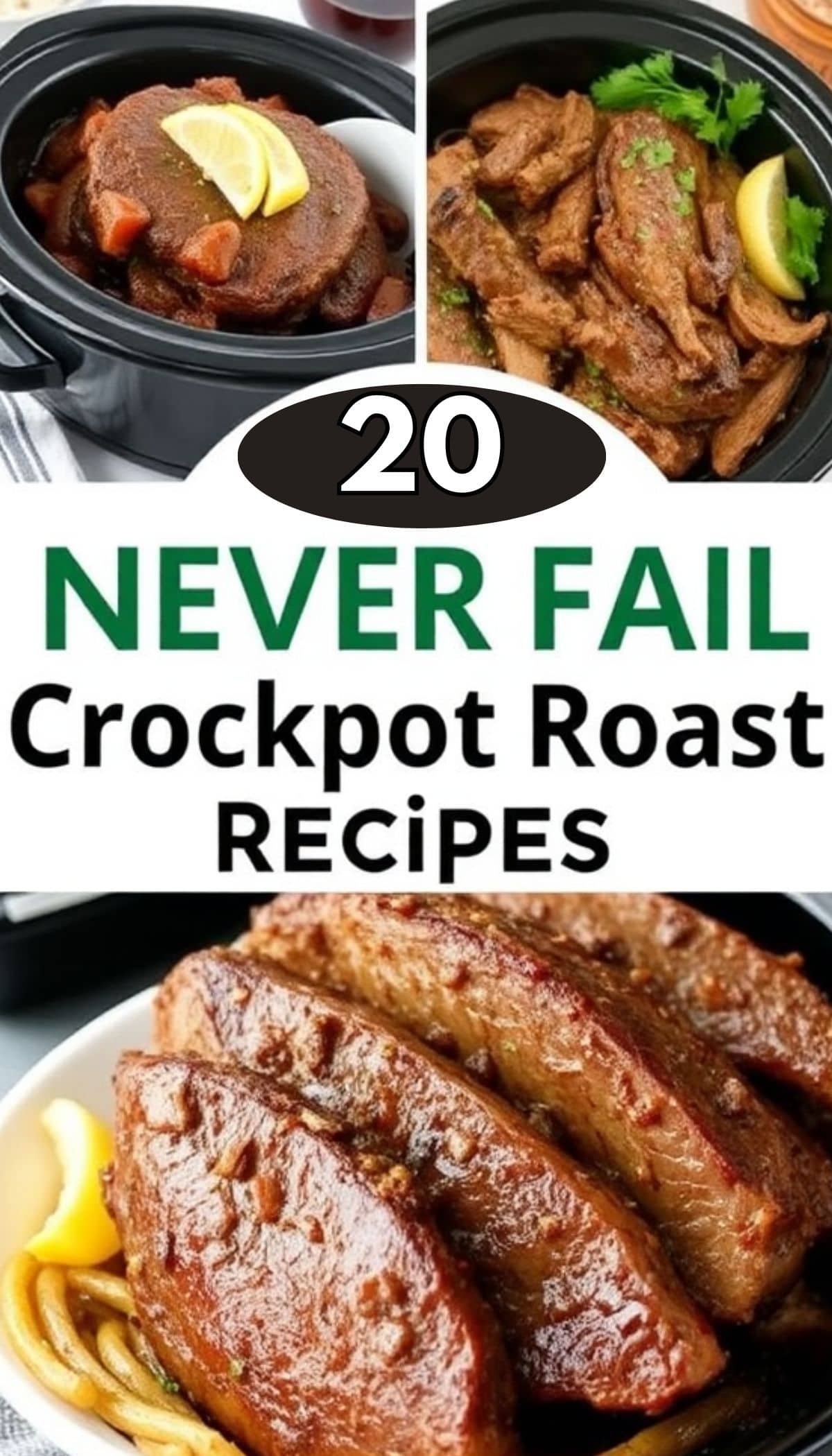 20 Never Fail Crockpot Roast Dump Recipes