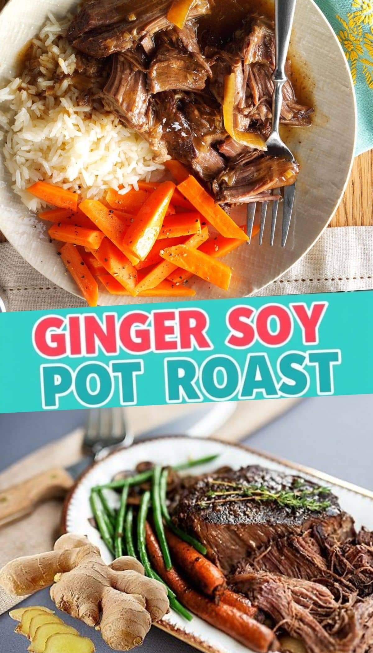 Corckpoat Raost Ginger Soy Pot Roast Recipe