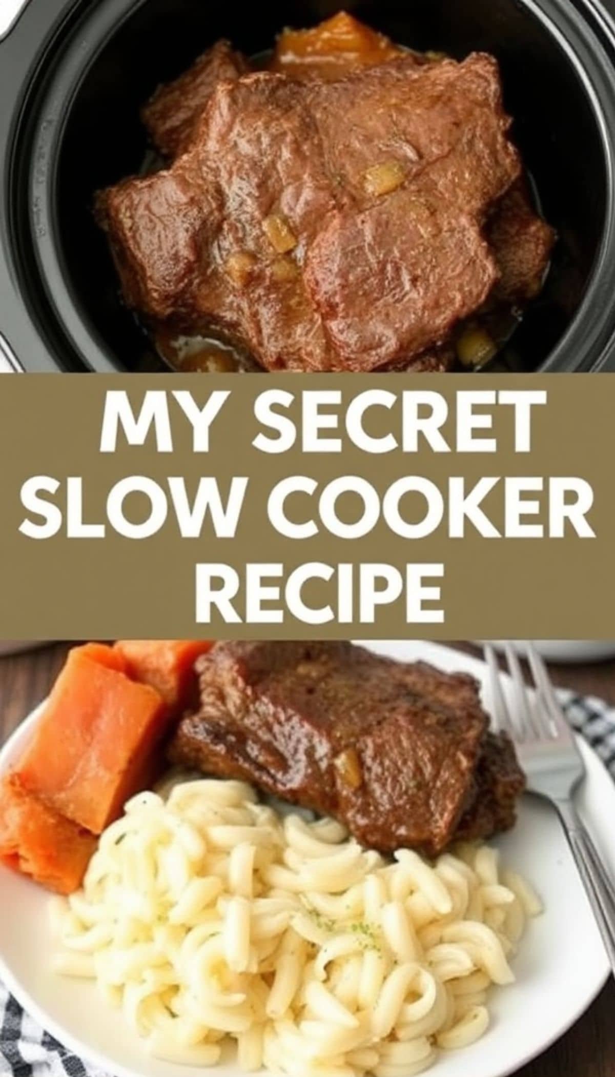 Corckpoat Raost My Secret Slow Cooker Roast Recipe