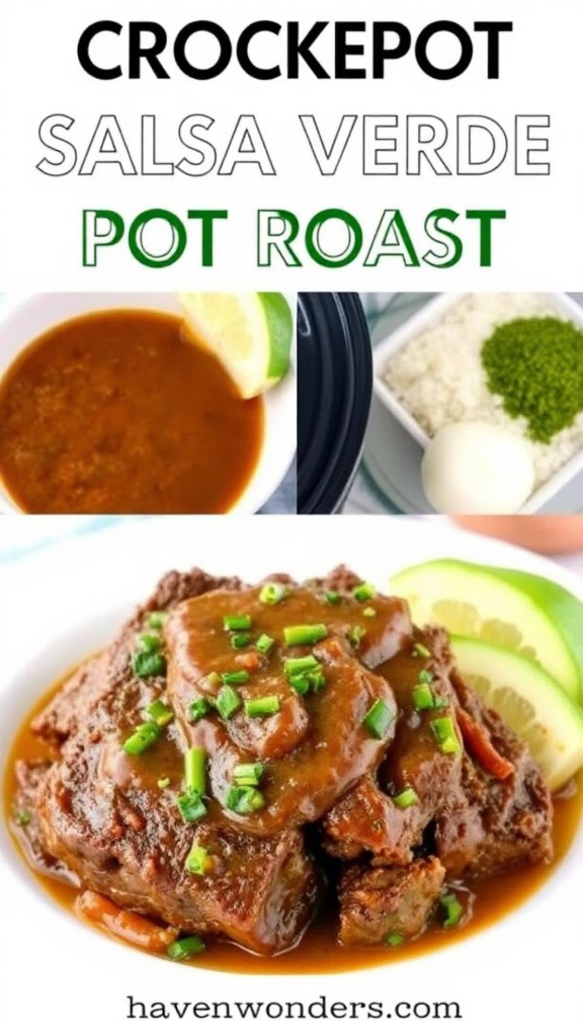 Corckpoat Raost Salsa Verde Pot Roast Recipe