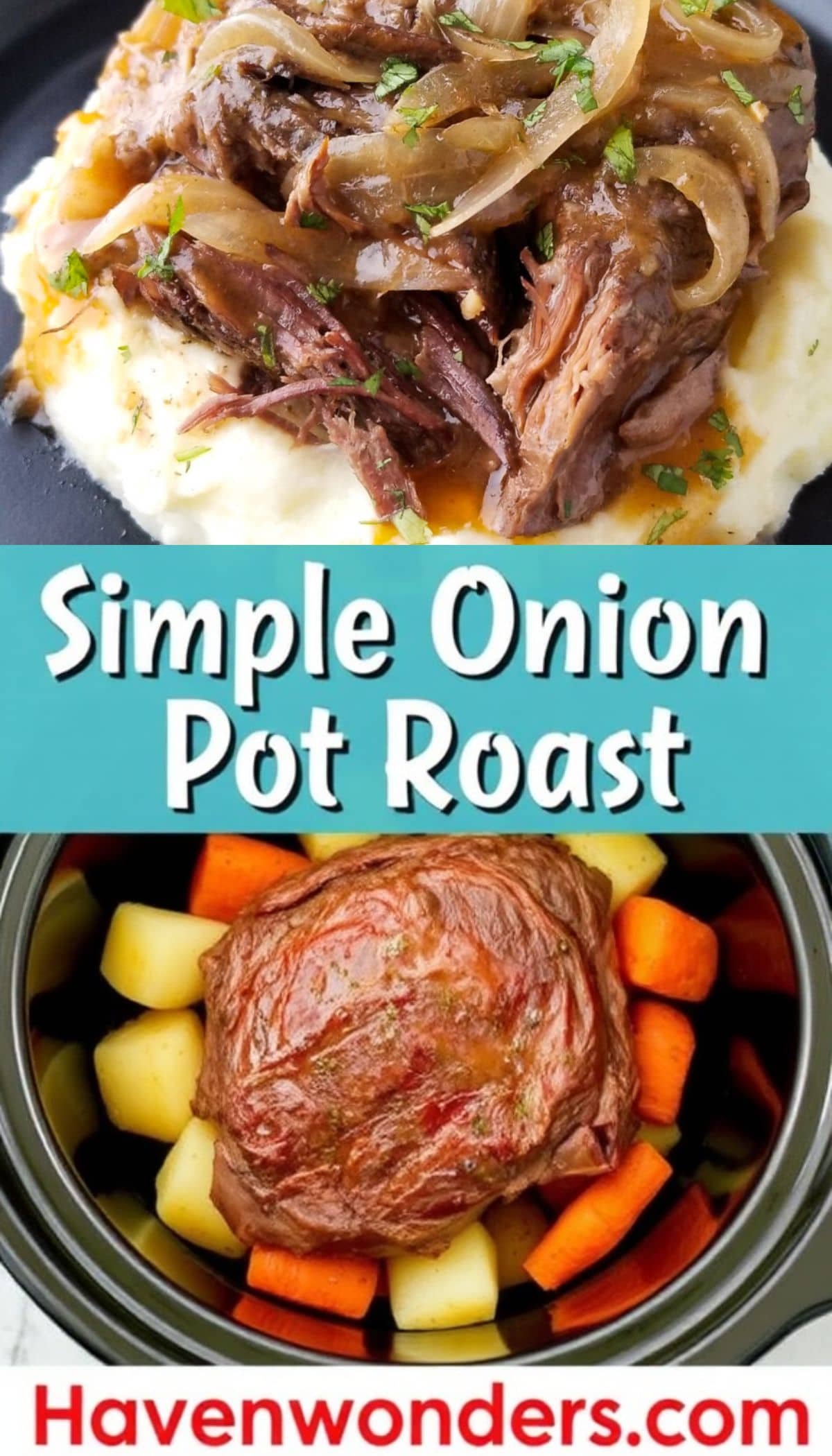 Corckpoat Raost Simple Onion Pot Roast Recipe