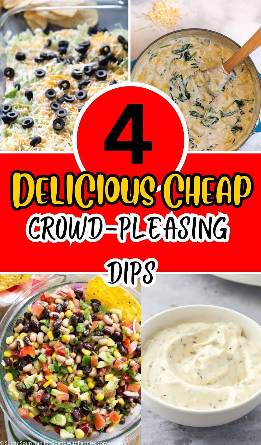 Crowd Pleasing Dips for Large Groups