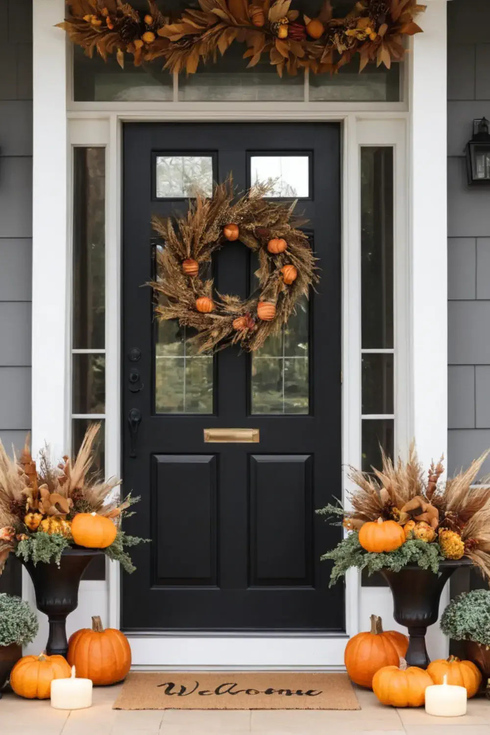 Thanksgiving home decor ideas Cozy Entrance Decor